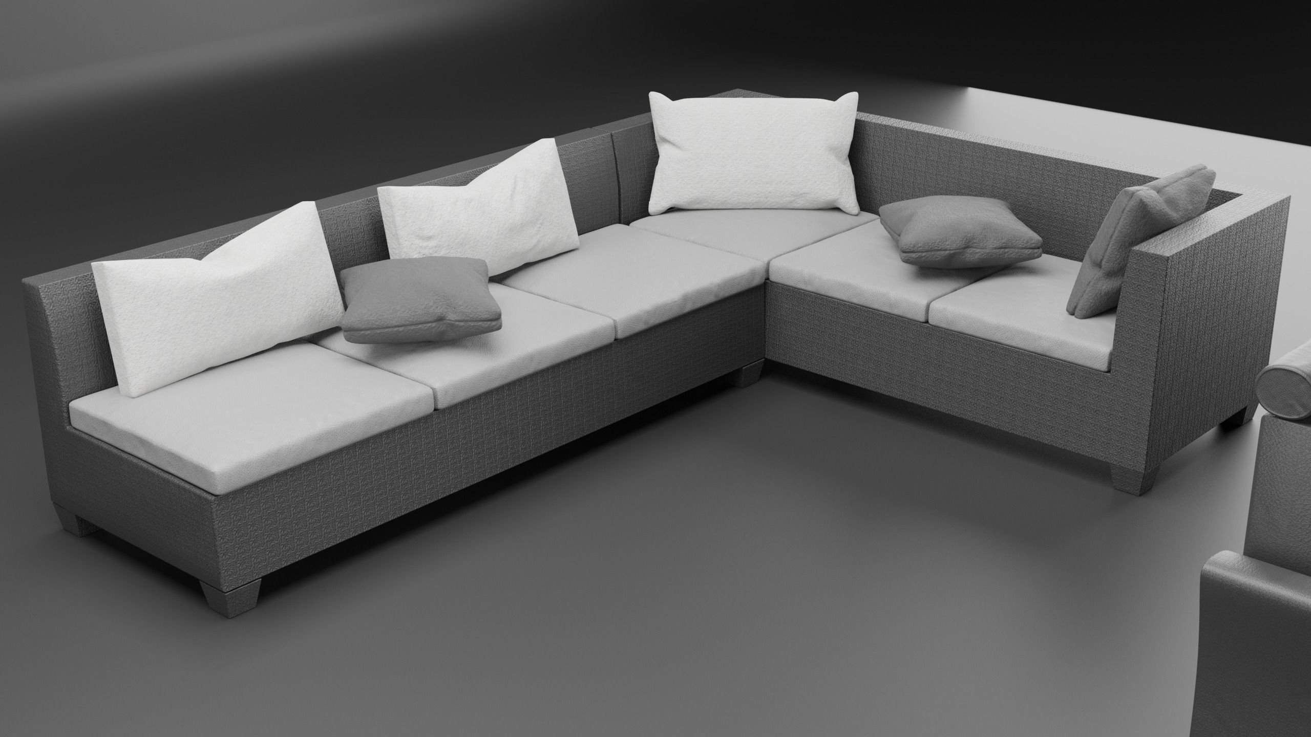 Furniture sofa bed free 3D model CGTrader