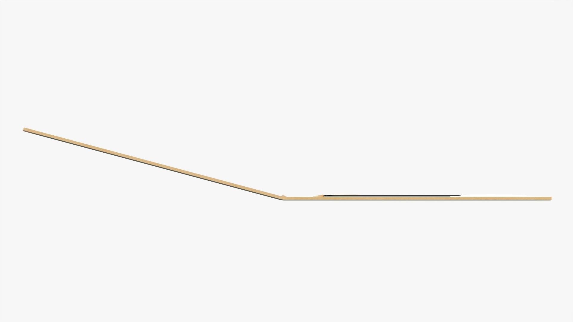 Gift card with cover mockup 3D model_3