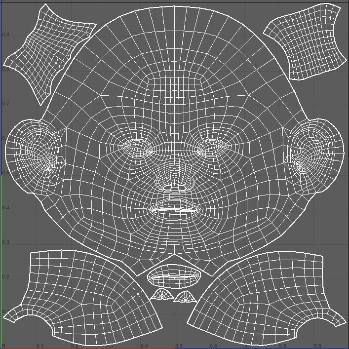 Teenage girl 3D model_48