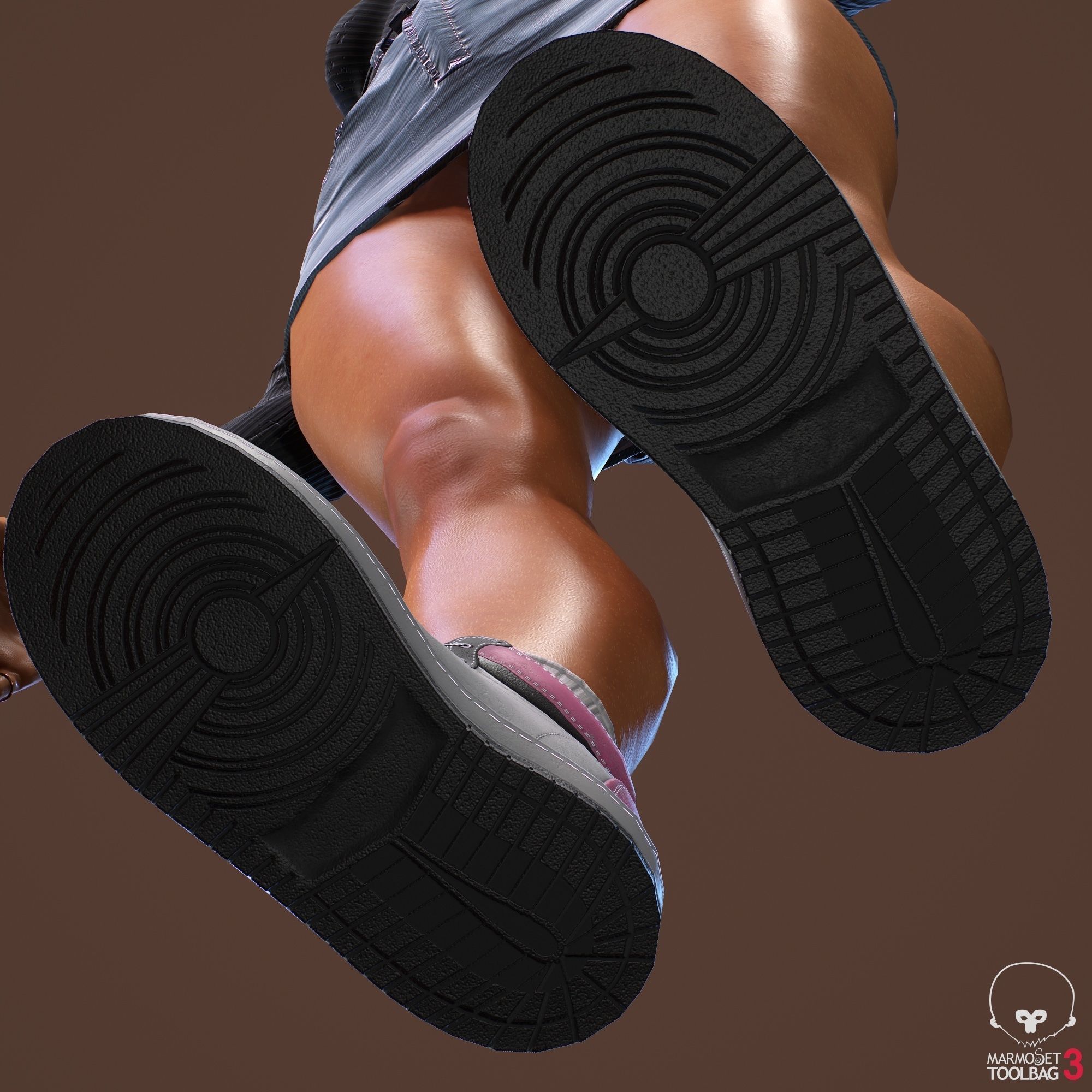 Teenage girl 3D model_38