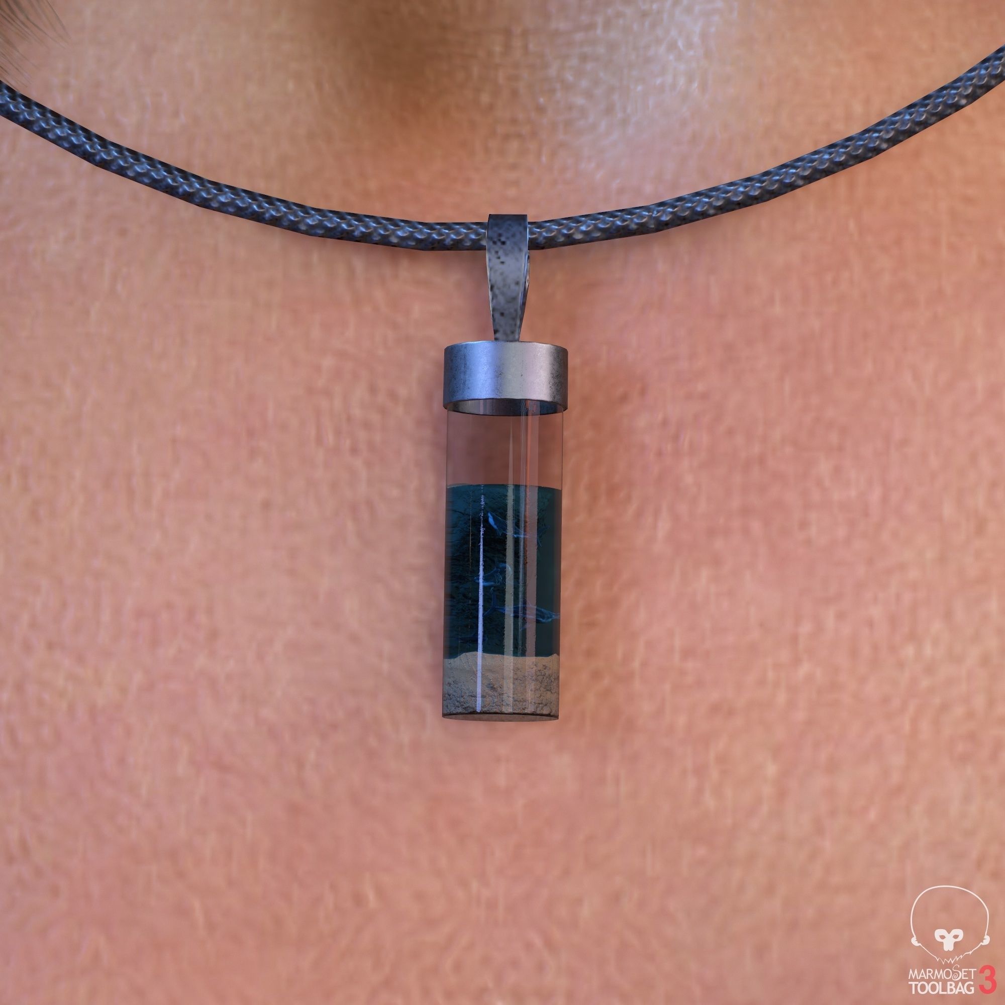 Teenage girl 3D model_29