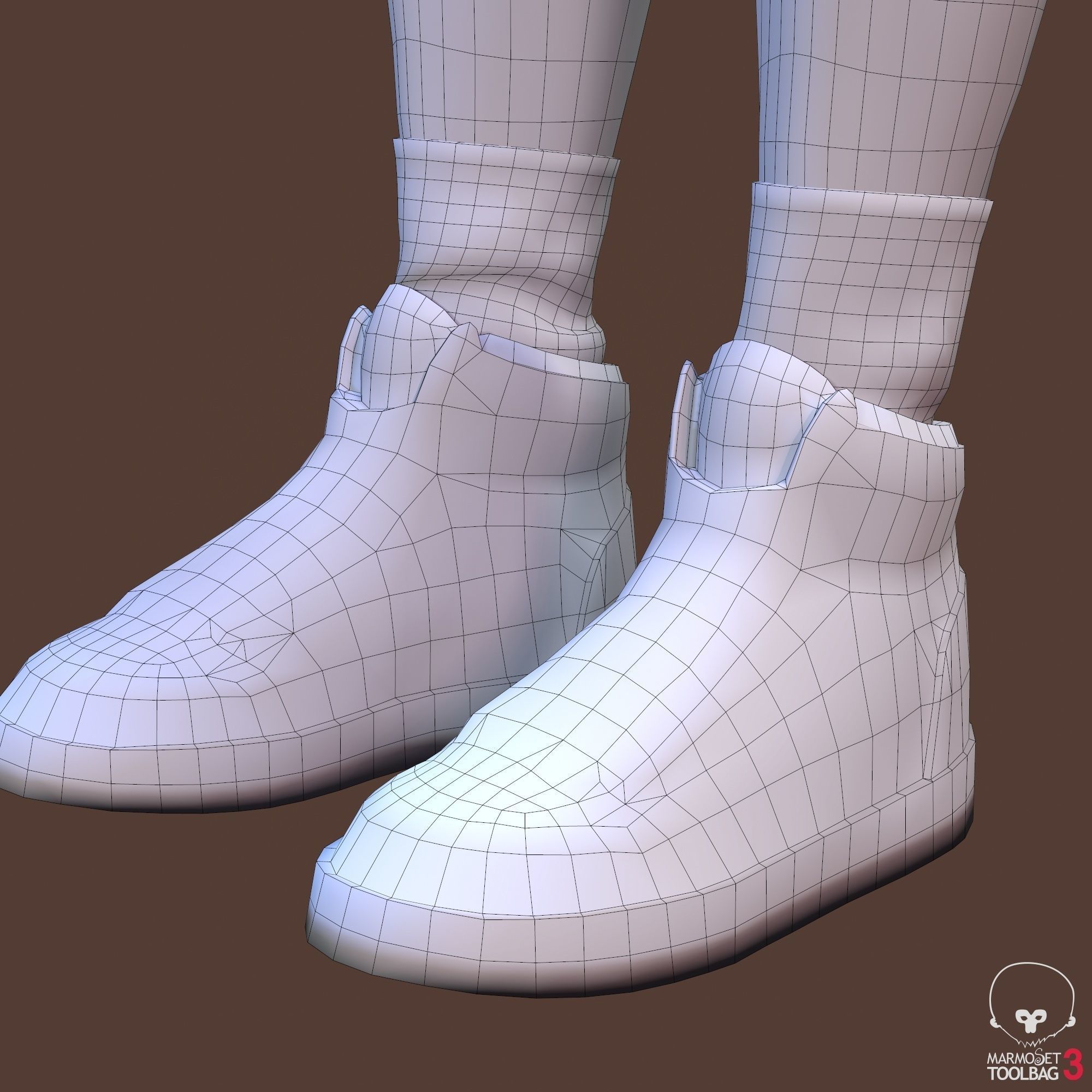 Teenage girl 3D model_45