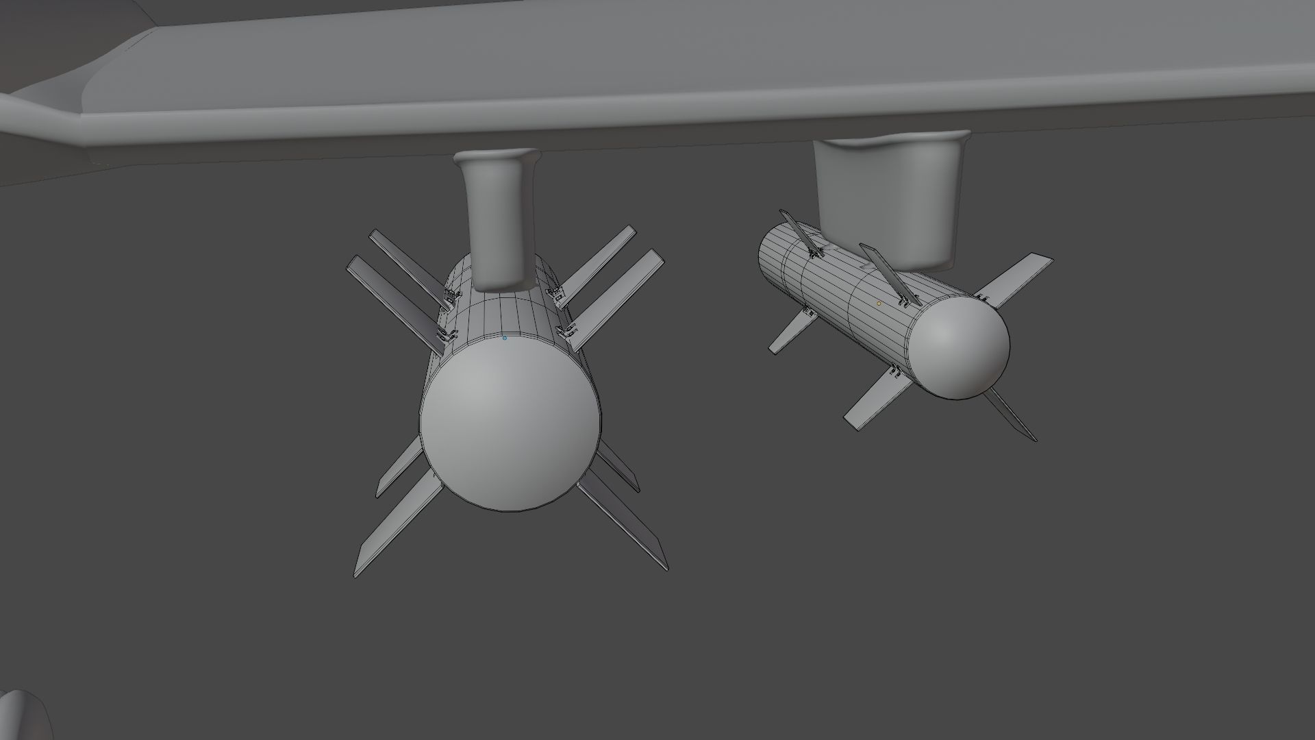 MAM L and MAM C    Micro Smart Munition  Bomb Low-poly 3D model_9