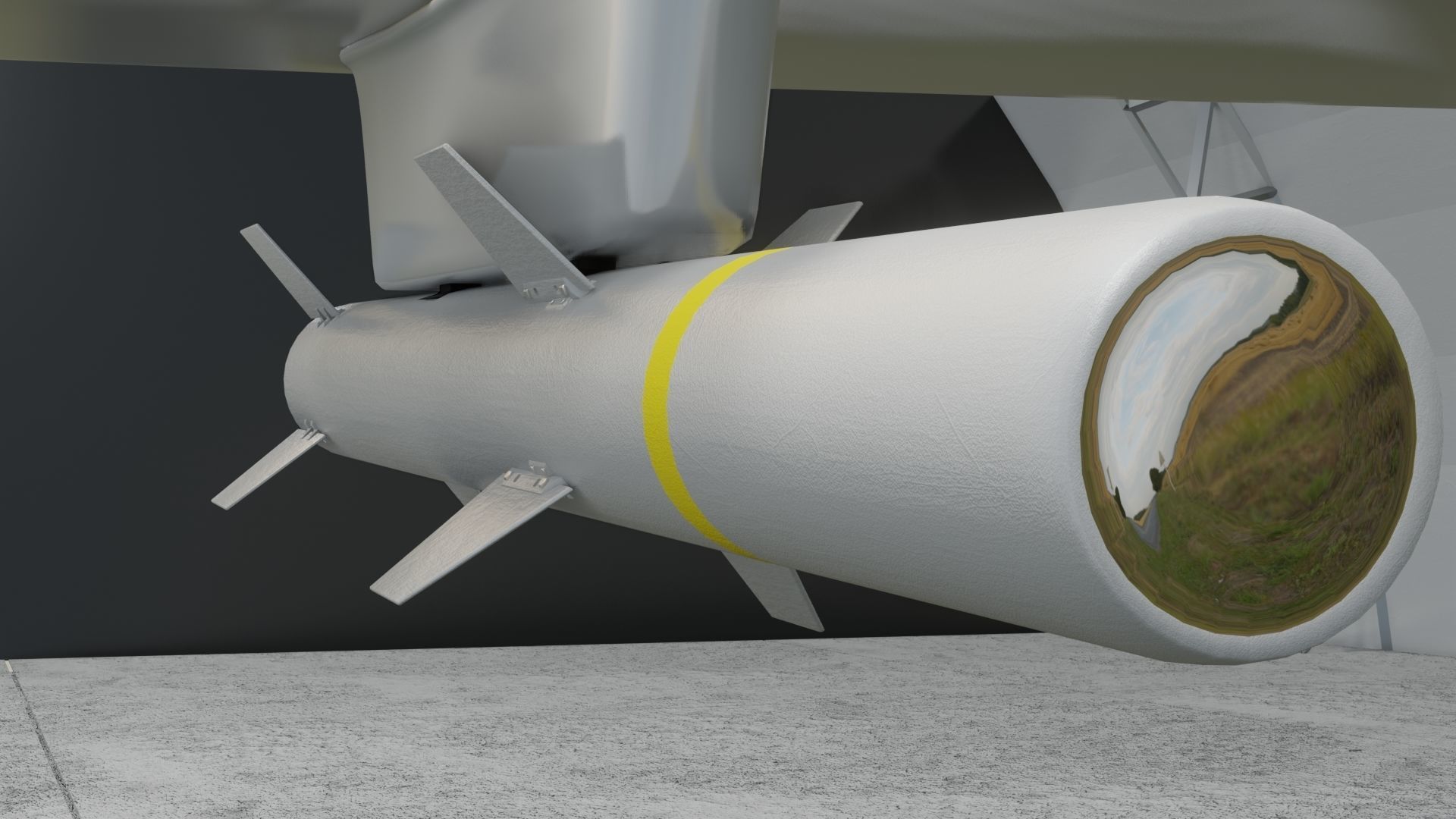 MAM L and MAM C    Micro Smart Munition  Bomb Low-poly 3D model_1