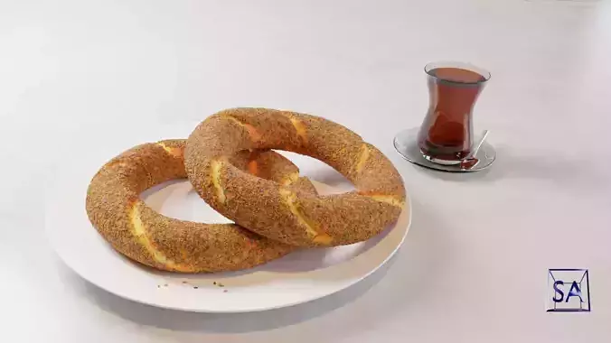 Turkish Bagel and Tea