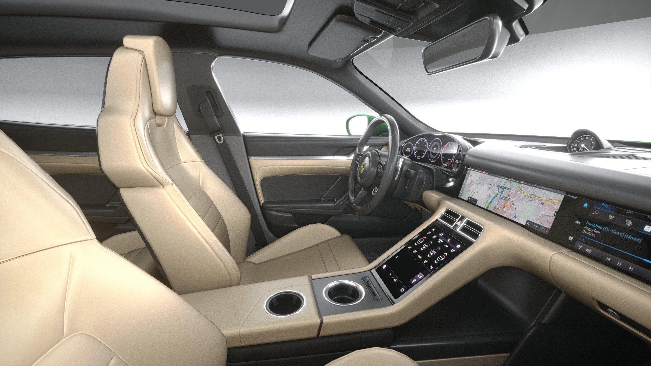 Porsche Taycan Turbo S Cross Turismo 2021 3D model_27