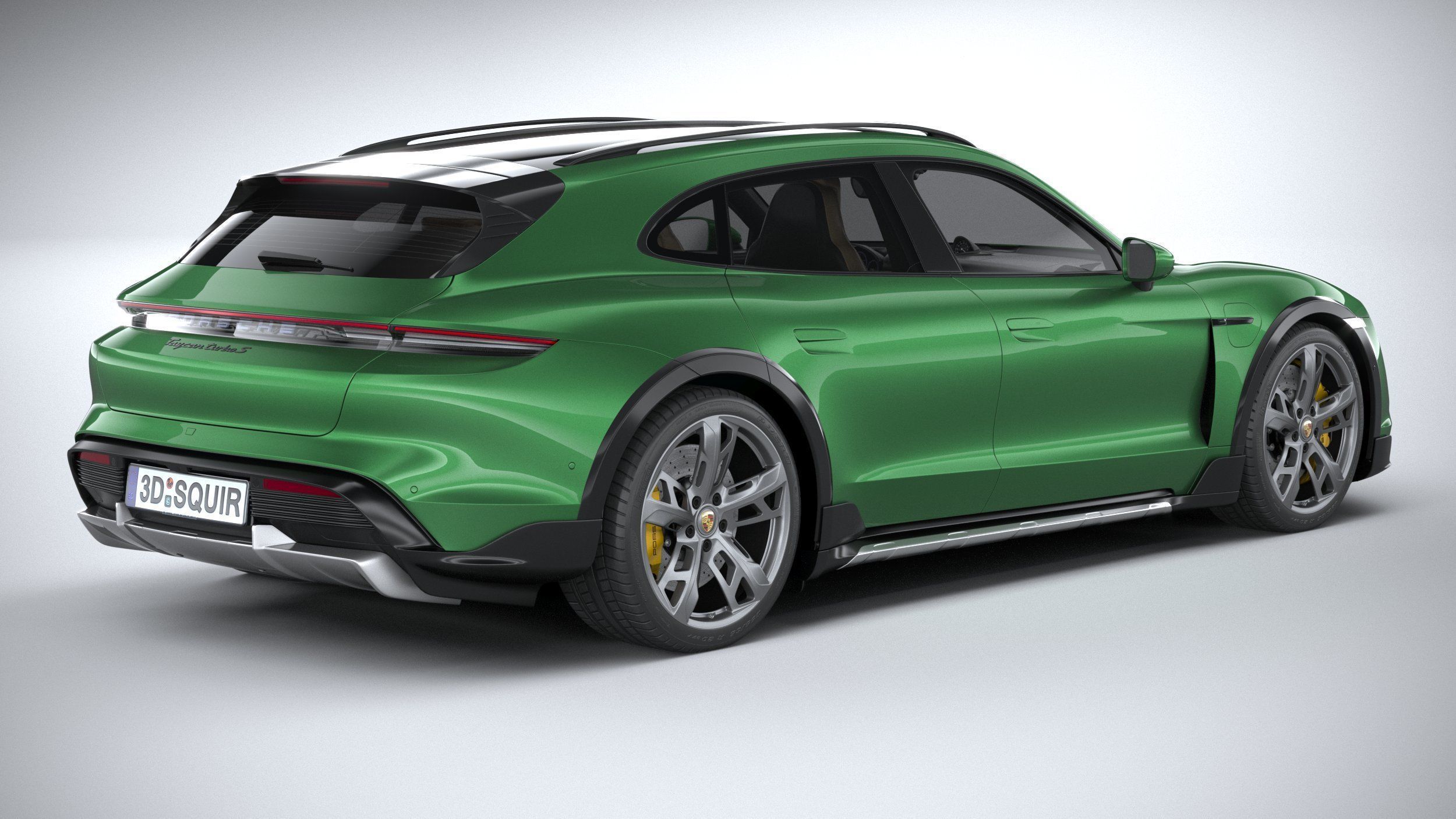 Porsche Taycan Turbo S Cross Turismo 2021 3D model_17