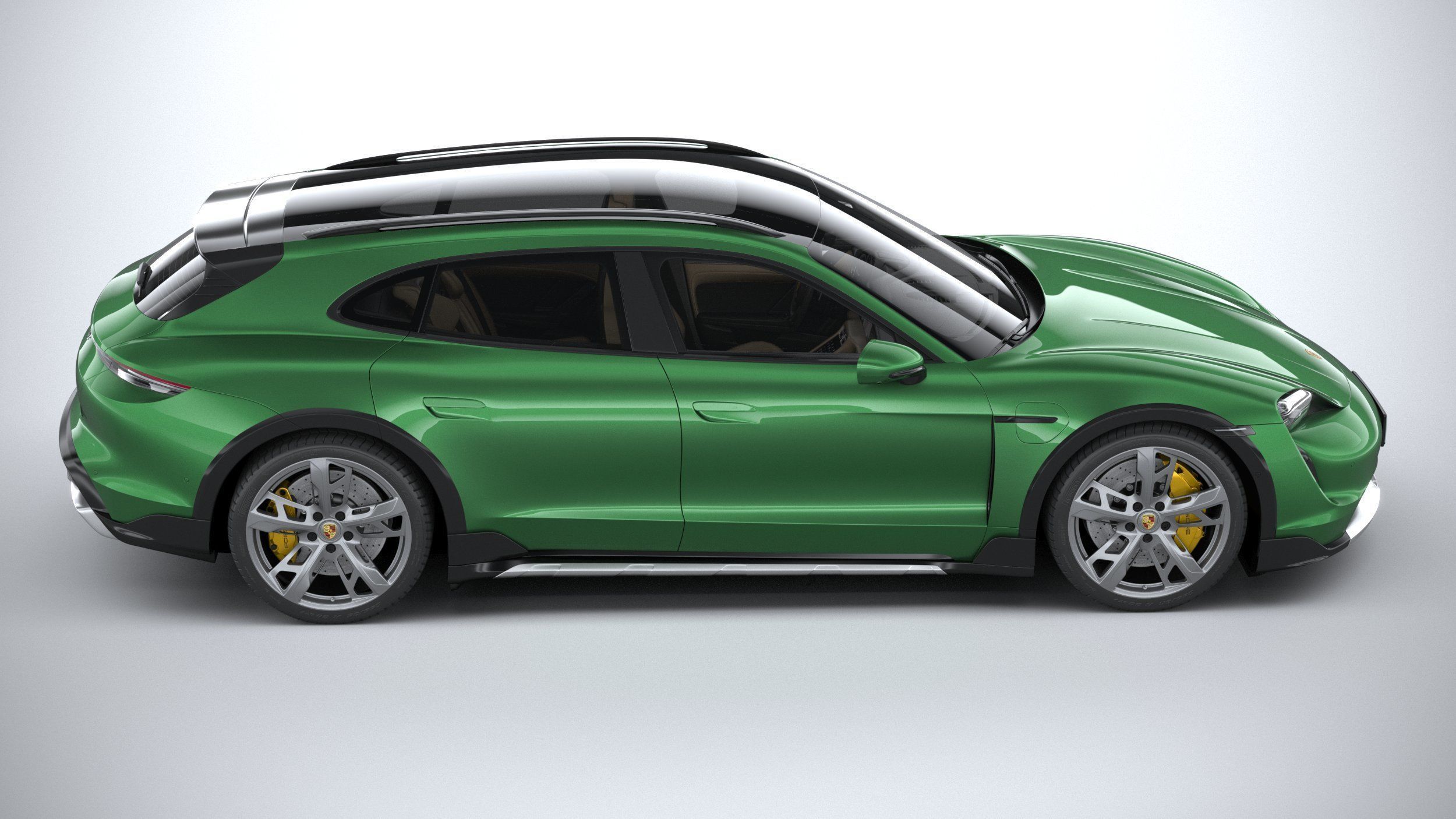 Porsche Taycan Turbo S Cross Turismo 2021 3D model_11