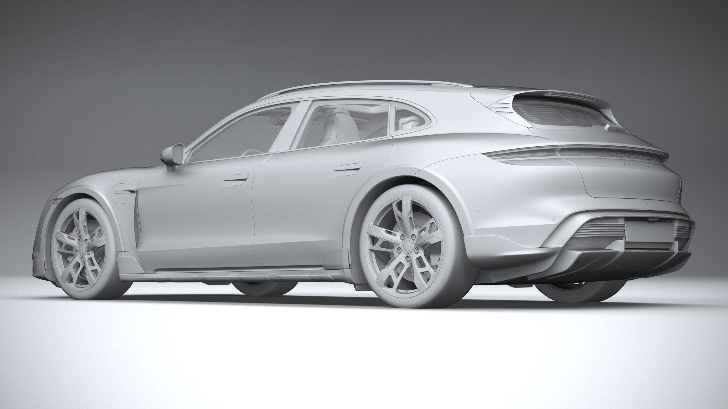 Porsche Taycan Turbo S Cross Turismo 2021 3D model_21