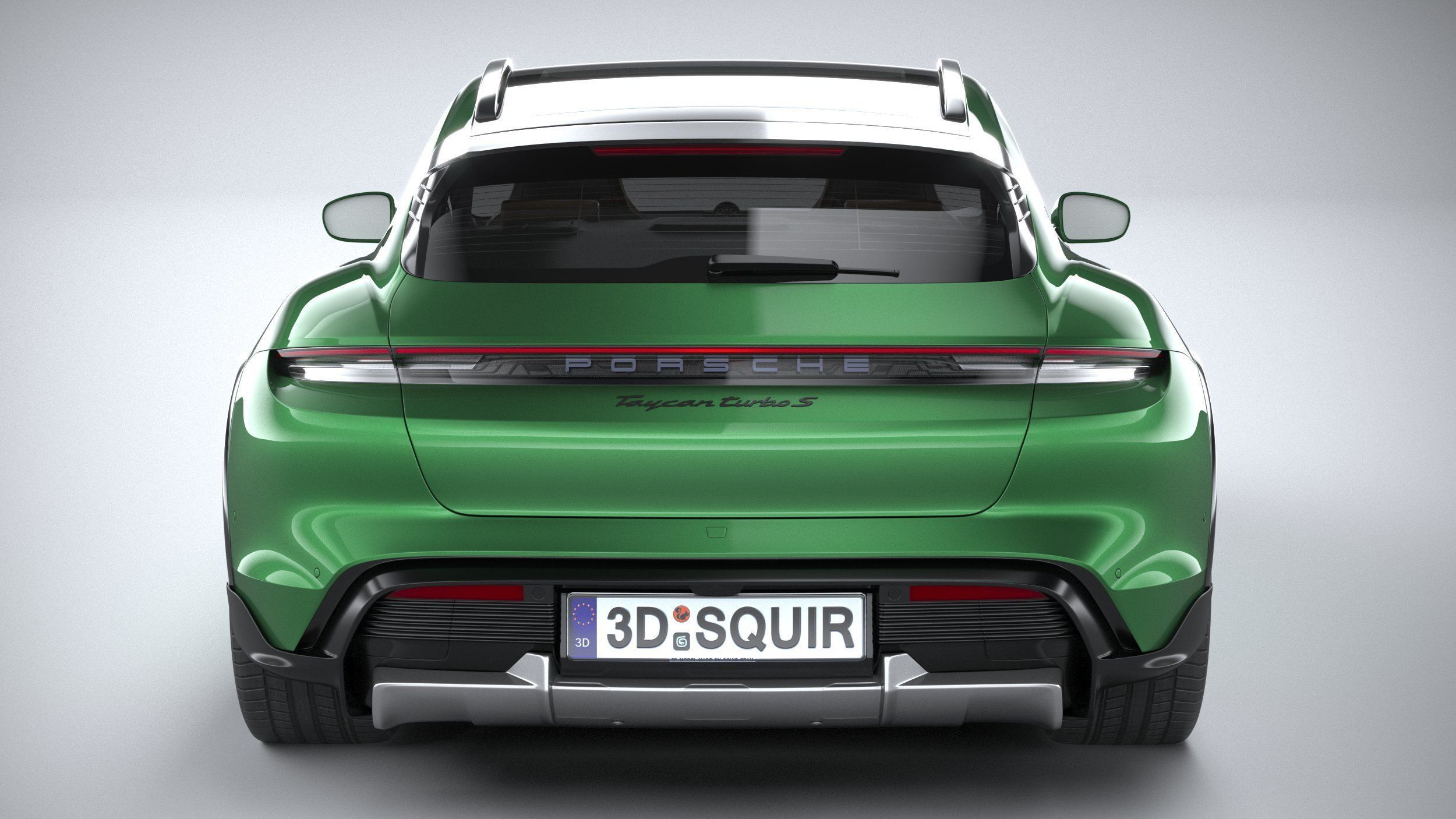 Porsche Taycan Turbo S Cross Turismo 2021 3D model_4
