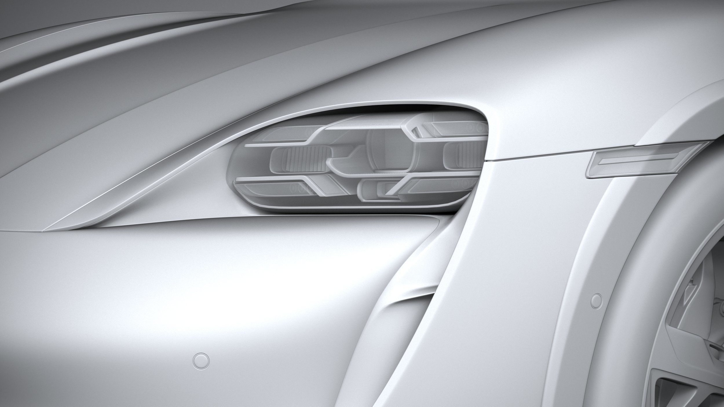 Porsche Taycan Turbo S Cross Turismo 2021 3D model_23