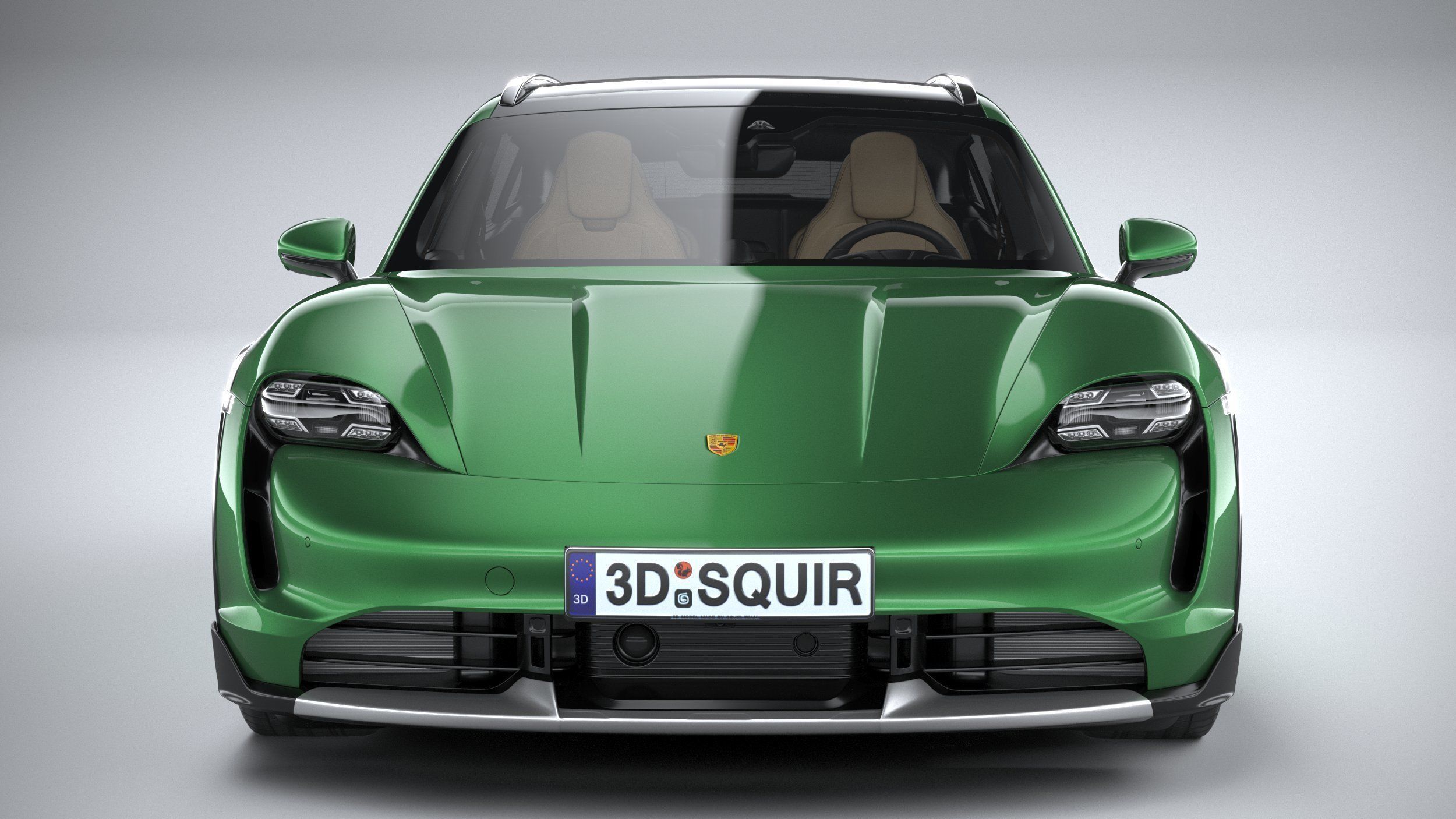 Porsche Taycan Turbo S Cross Turismo 2021 3D model_13