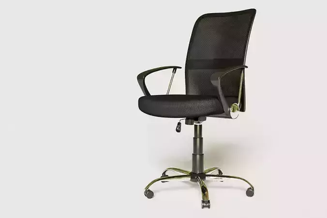 Silla de Oficina Operativa SO 004 Ergonomica Low-poly 3D model
