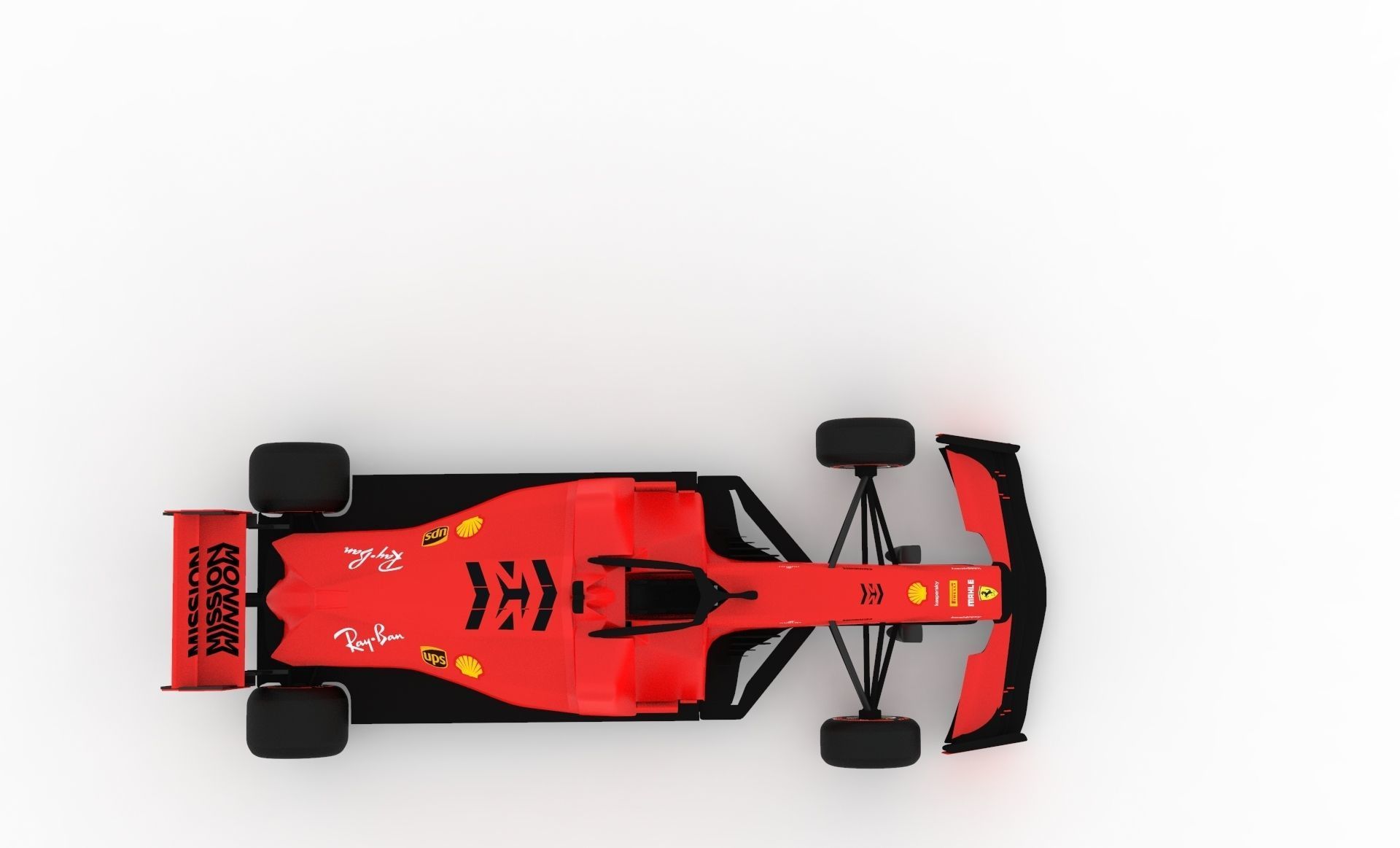 Scuderia Ferrari SF1000 3D model_2