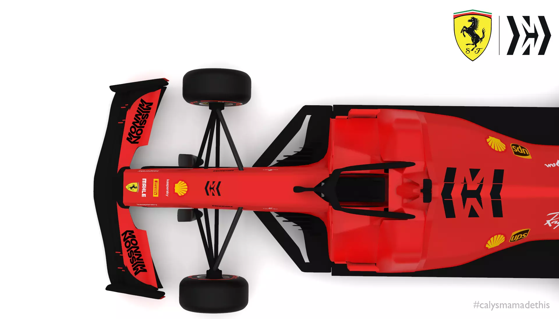 Scuderia Ferrari SF1000 3D model_0