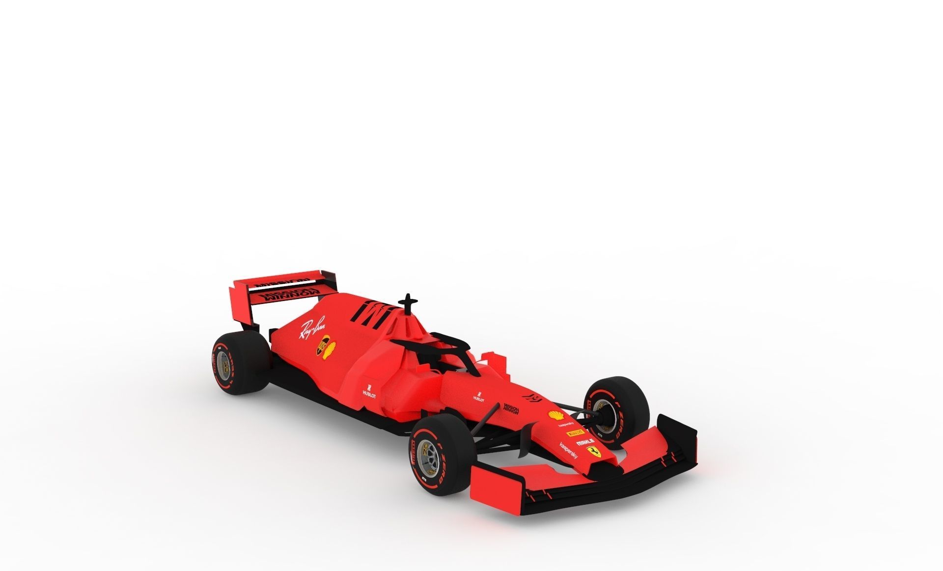 Scuderia Ferrari SF1000 3D model_1