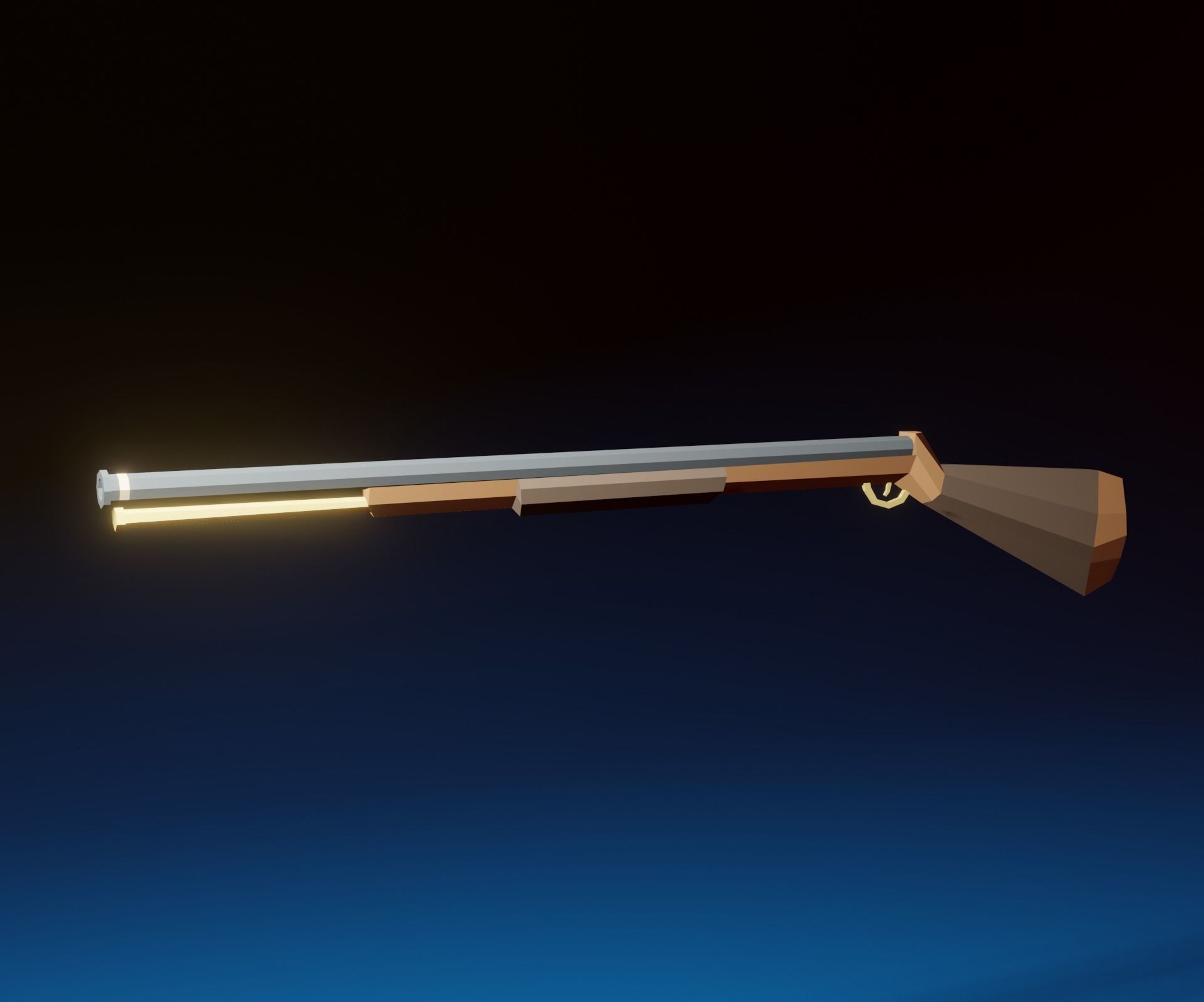 pirate weapon pack Low-poly 3D model_5