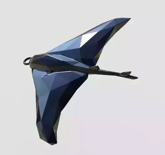 Stingray - Ocean Charm 3D Model - Faceted Printing Pendant 3D print model