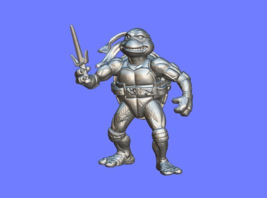 90s Bootleg TMNT Raphael - 3D SCAN 3D print model_5
