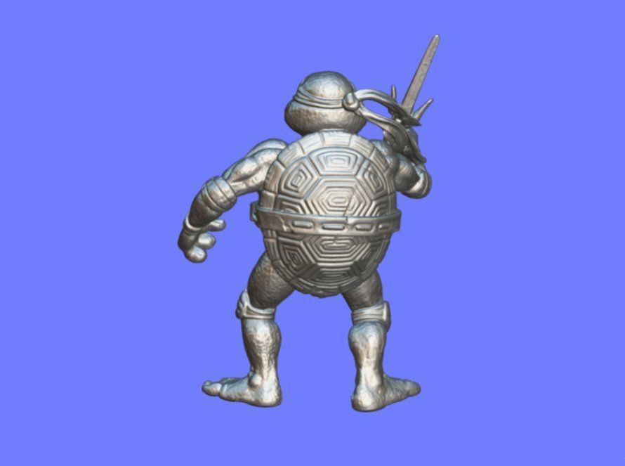 90s Bootleg TMNT Raphael - 3D SCAN 3D print model_7