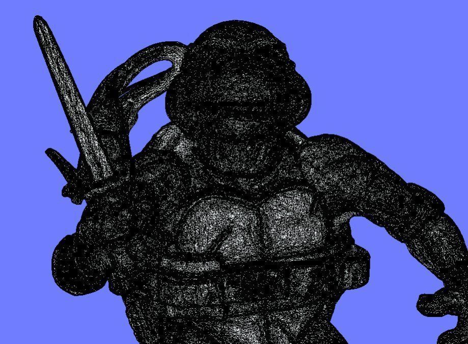90s Bootleg TMNT Raphael - 3D SCAN 3D print model_9