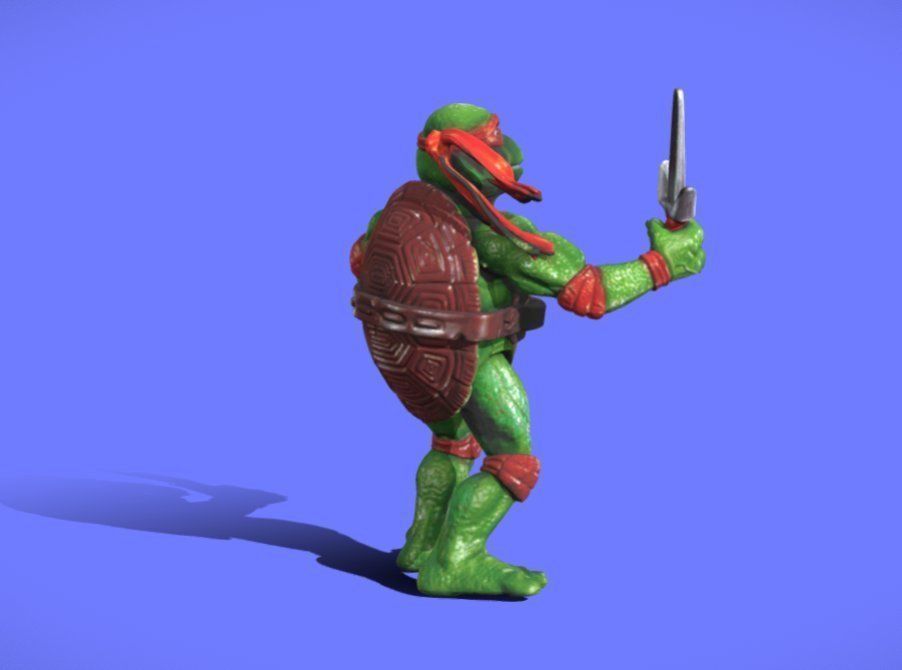 90s Bootleg TMNT Raphael - 3D SCAN 3D print model_3