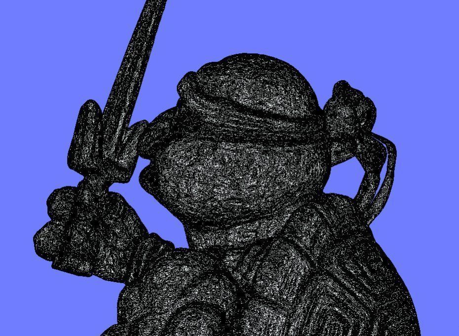 90s Bootleg TMNT Raphael - 3D SCAN 3D print model_11