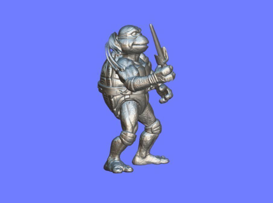 90s Bootleg TMNT Raphael - 3D SCAN 3D print model_8