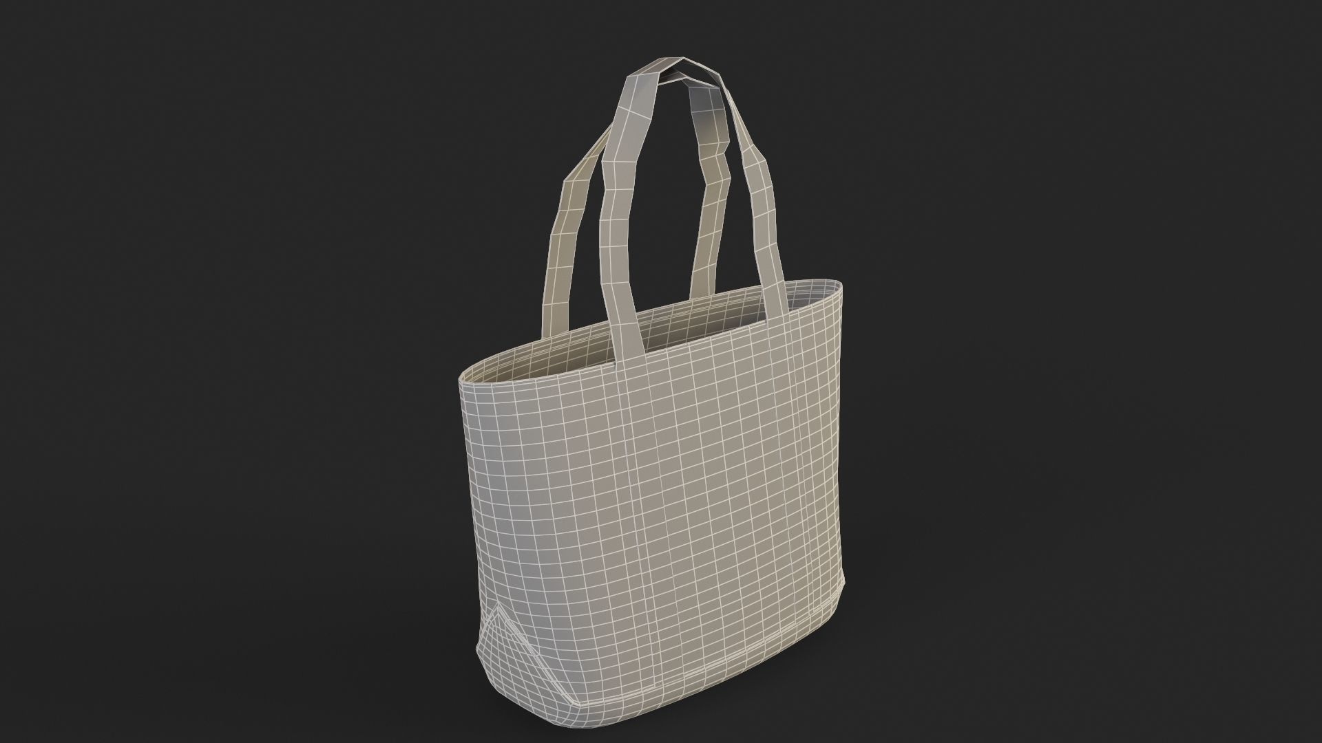 Bag 3d Model tote 3D model_8