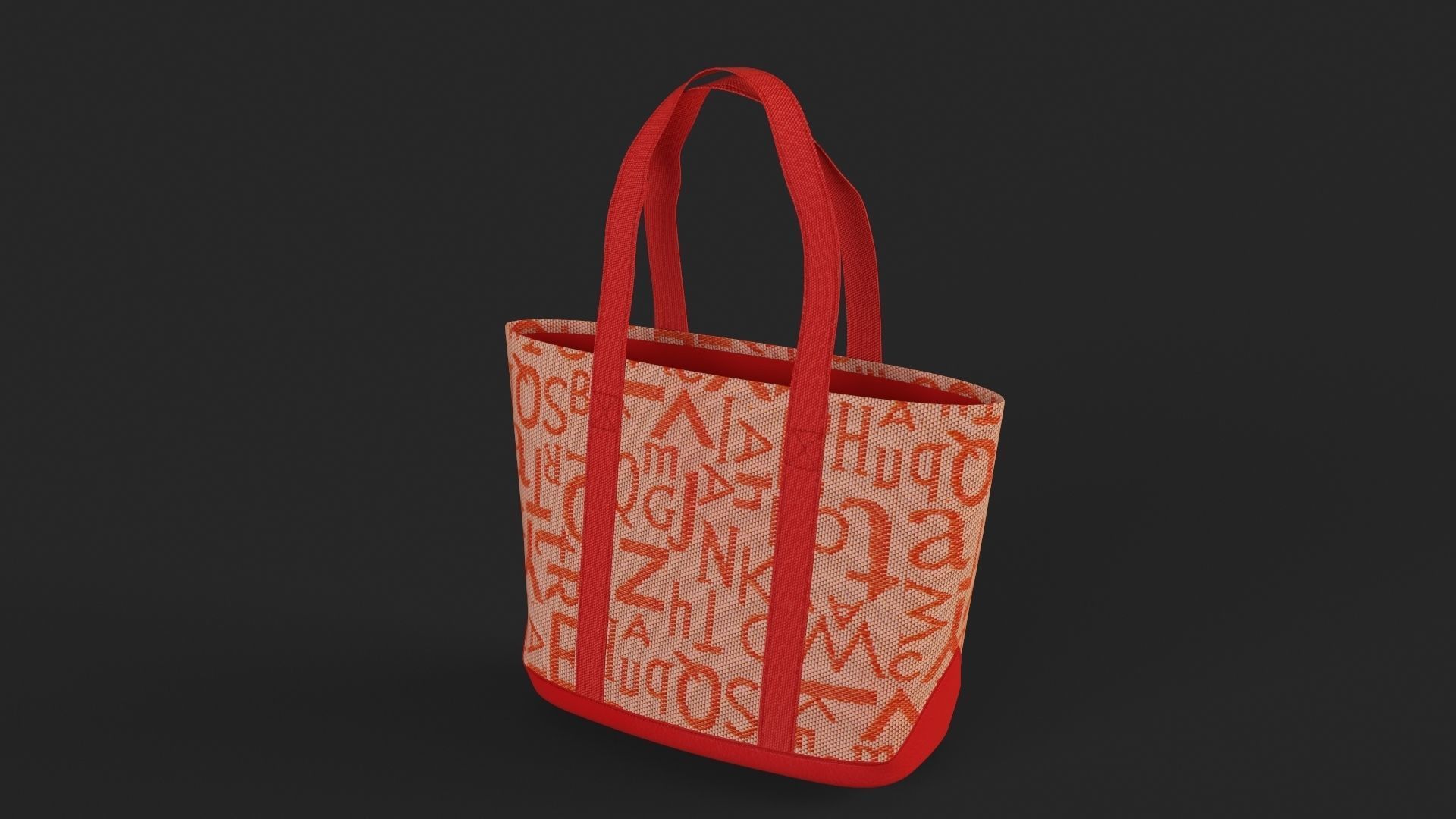 Bag 3d Model tote 3D model_2