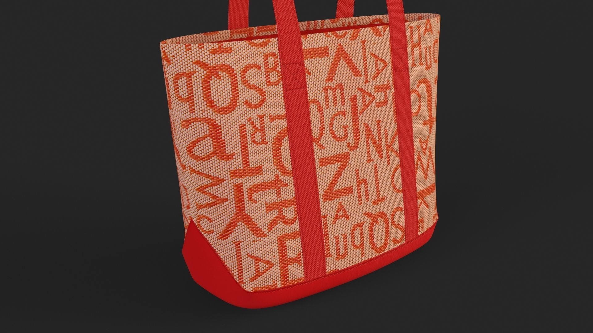 Bag 3d Model tote 3D model_6
