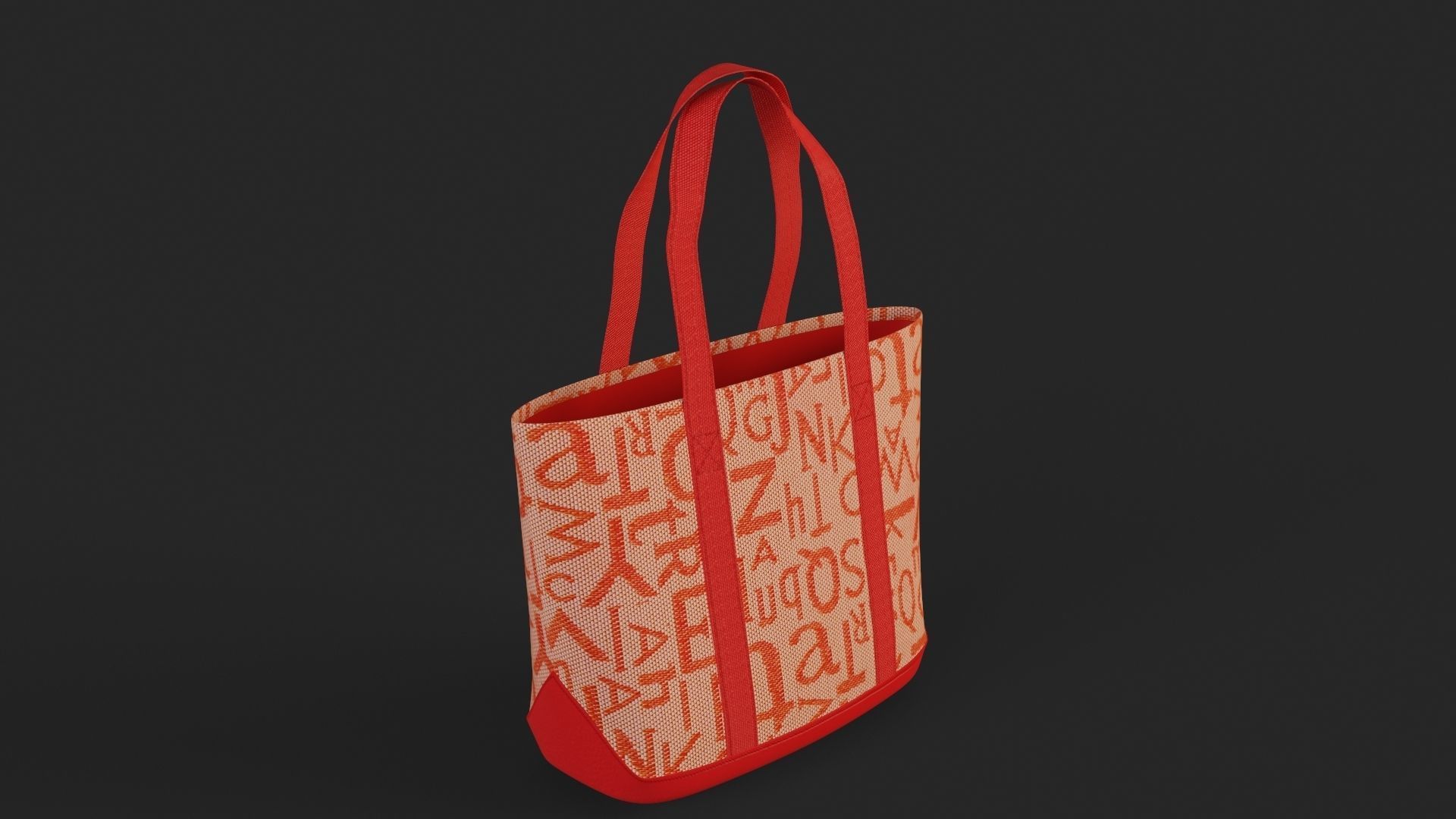 Bag 3d Model tote 3D model_4