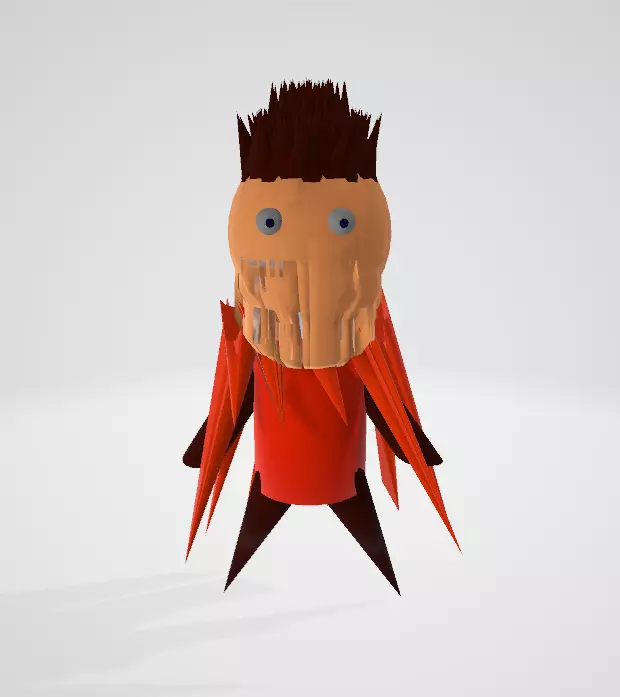 Polygon Monster  3D model_0