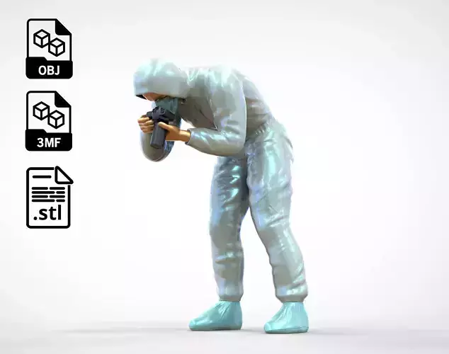 N1 CSI Investigation crew photographer  3D print model