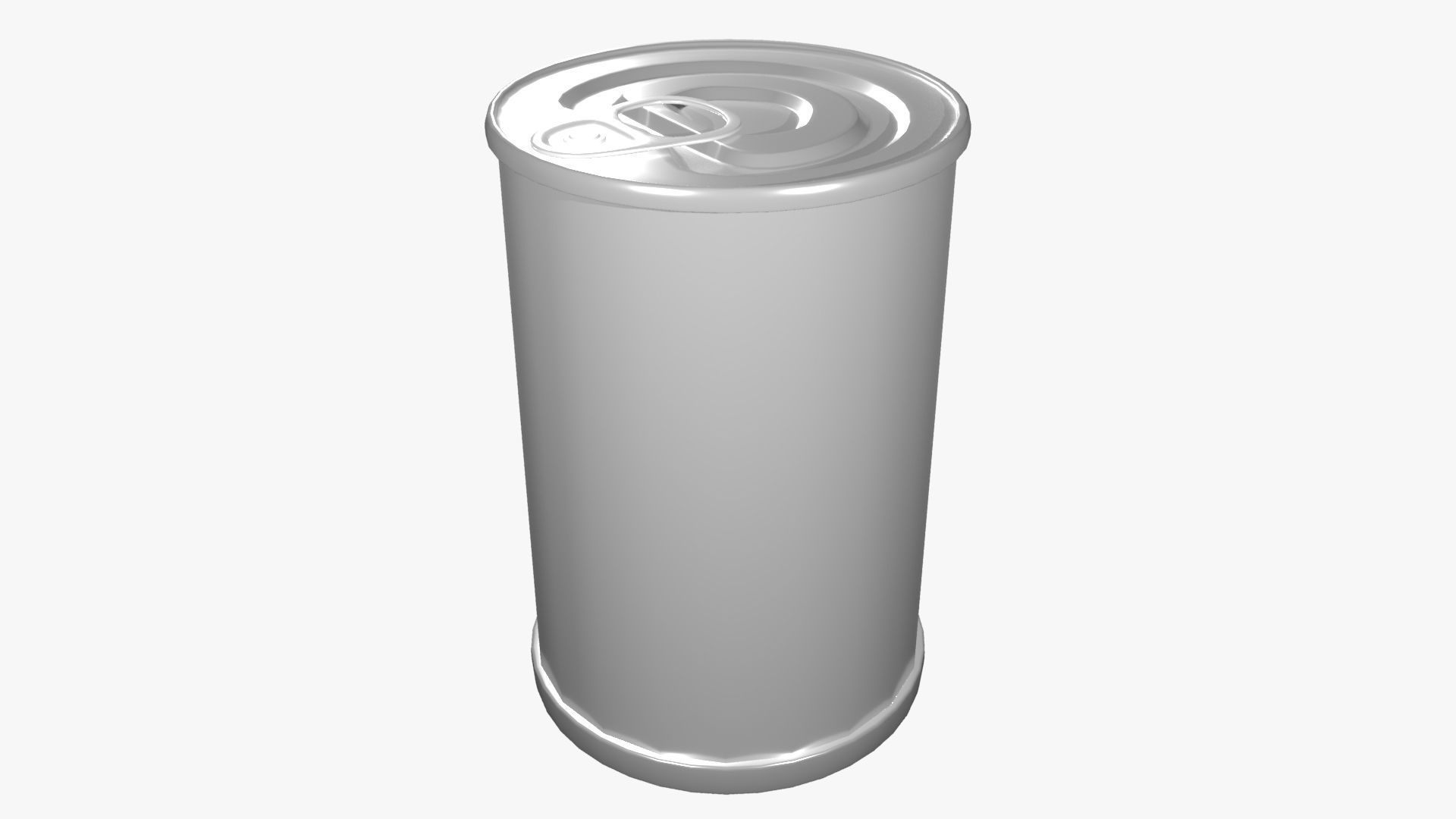 Tin can 3D model_9