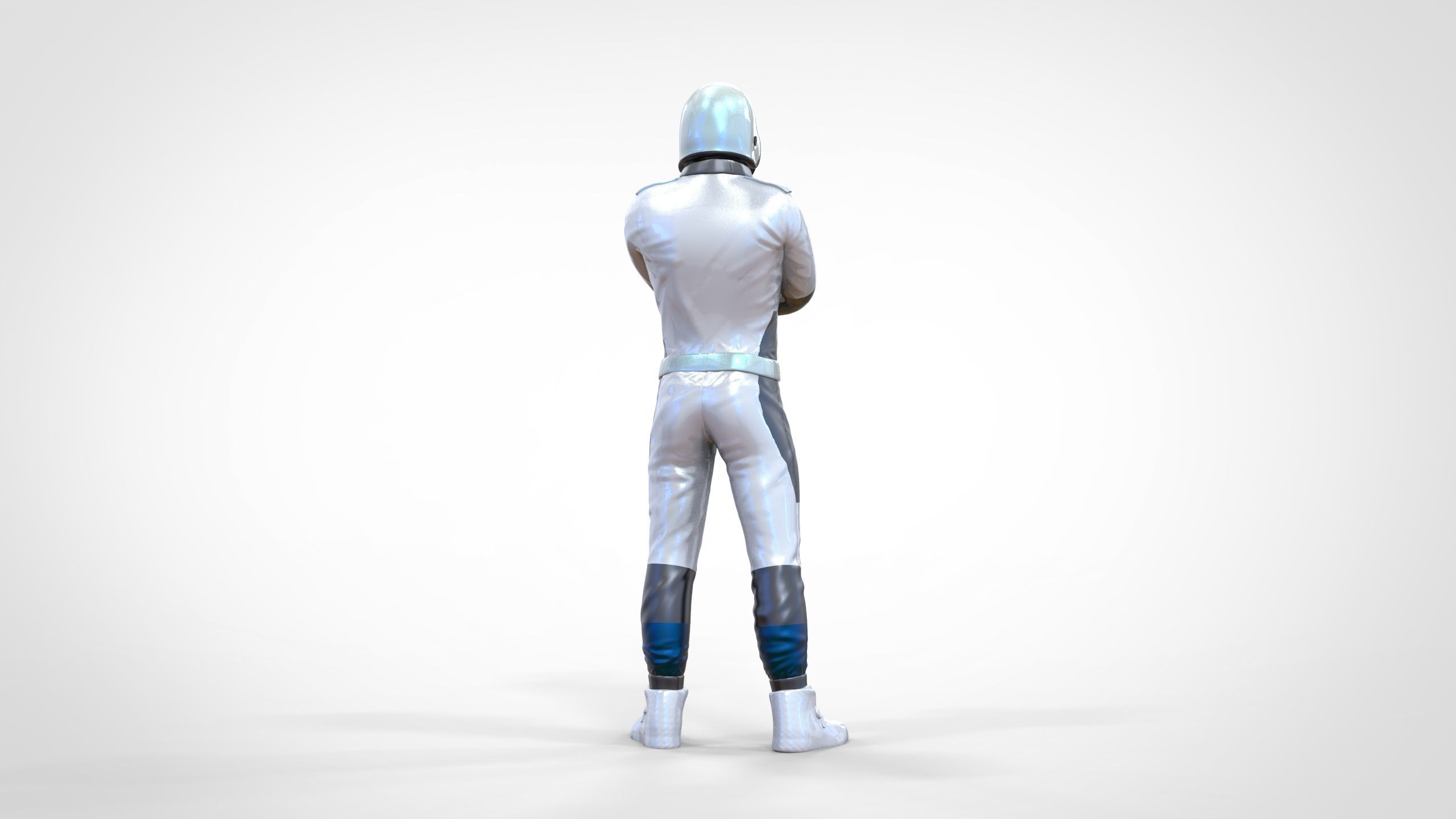 N5 Race Driver with NHRA Racing Helmet 3D print model_6