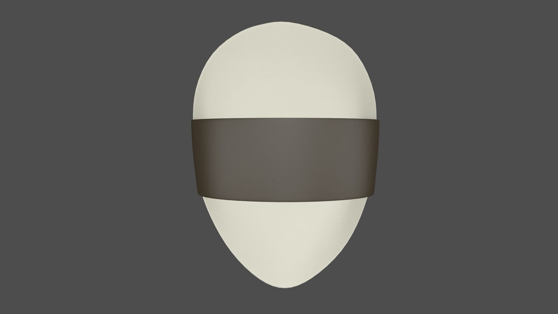 White Obito mask 3D model_15