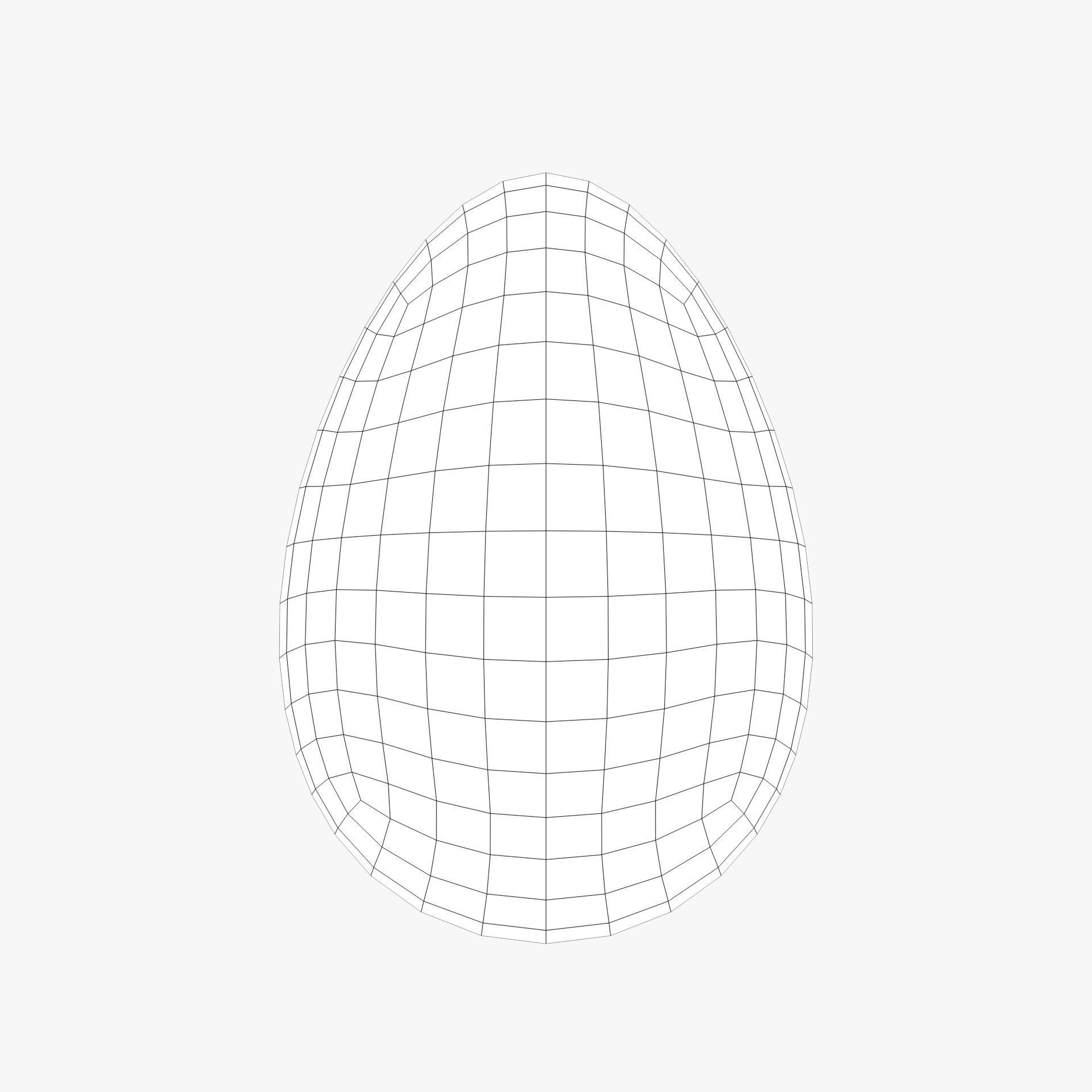 Glittering easter egg with gradient colors in 4K PBR Low-poly 3D model_7