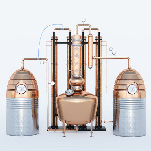 Craft Distiller 3D model