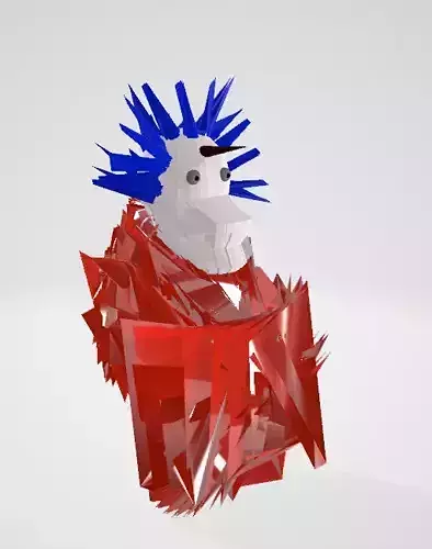 Alien futuristic monster