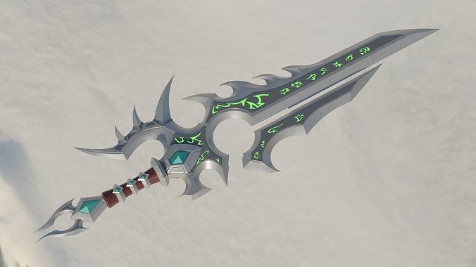 Kingsmourne Anduin sword frostmourne Mourneblade 3D print model