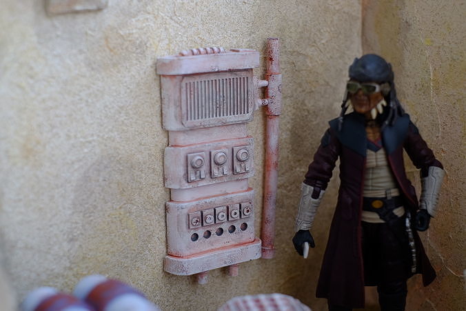 Star Wars Tatooine Wall Panel 3D print model