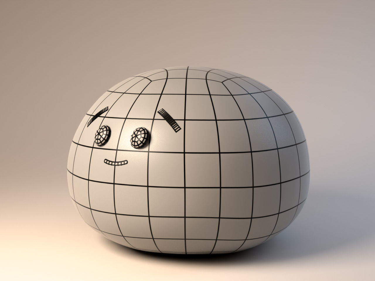 Mochi from Waffles and Mochi 3D print model_2