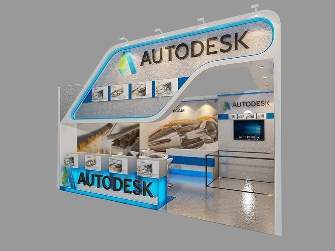 STANDS exhibition booth design 3D model