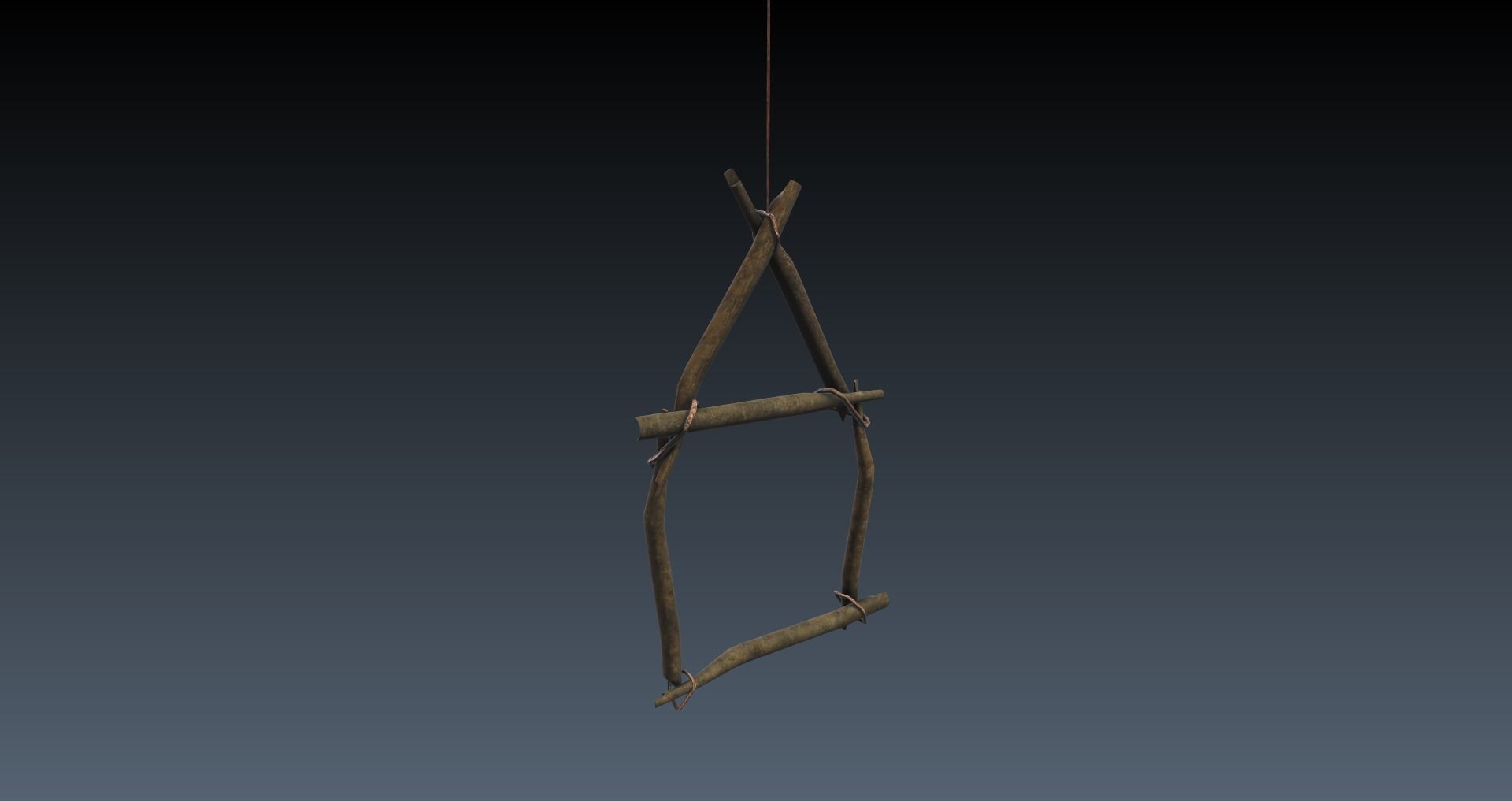 Low-Poly Horror Attic Pack Low-poly 3D model_54