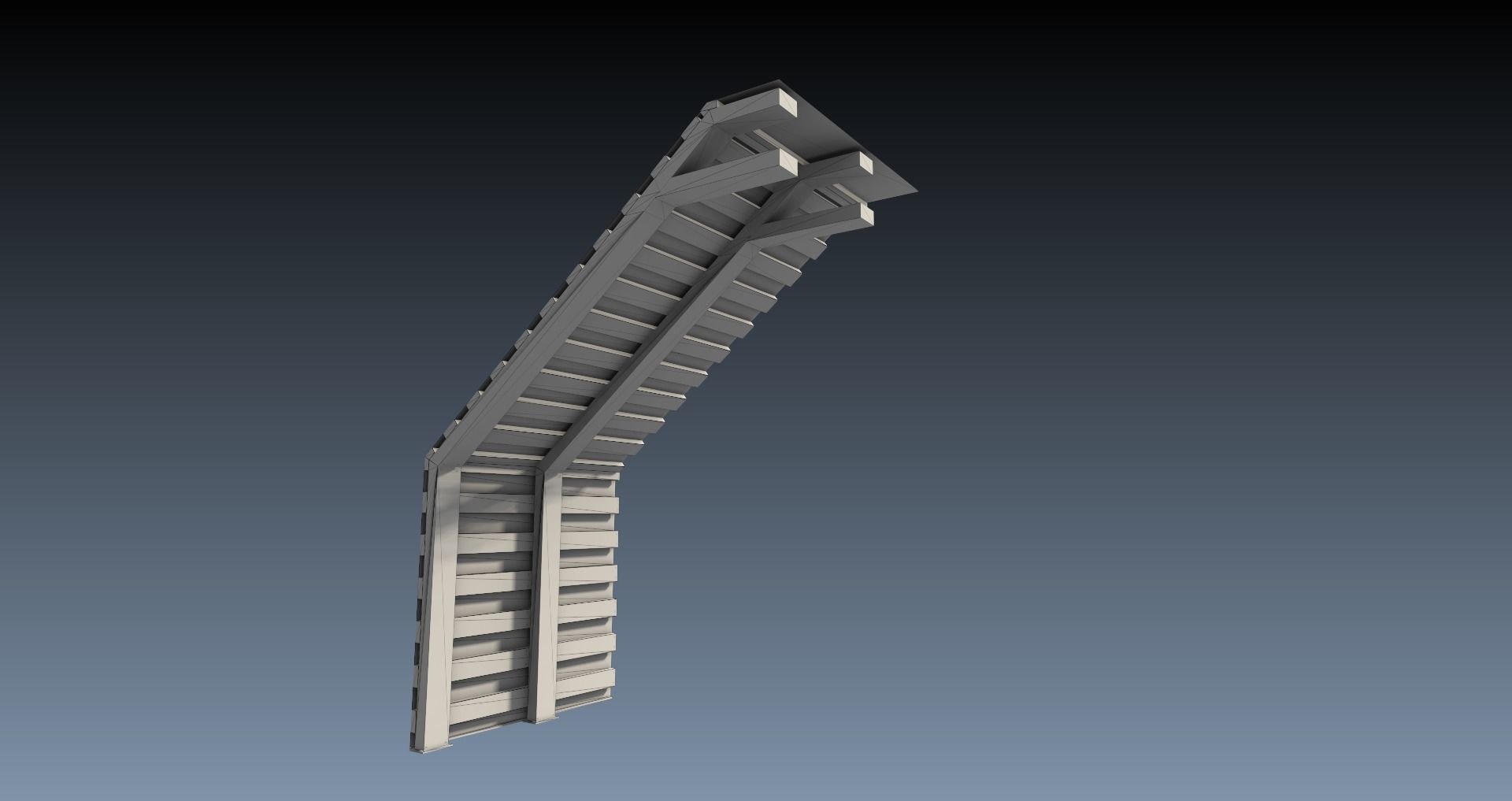 Low-Poly Horror Attic Pack Low-poly 3D model_59