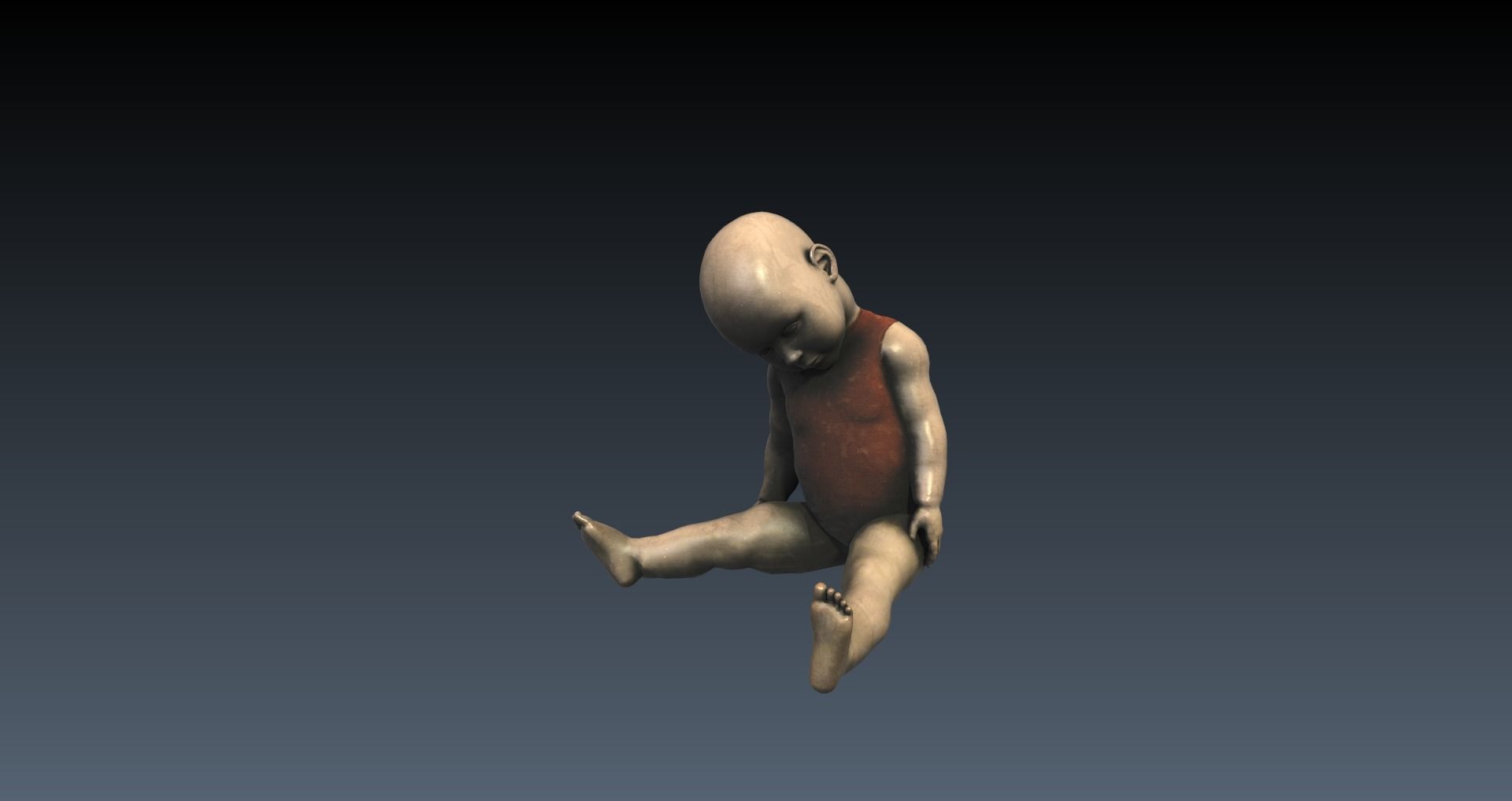 Low-Poly Horror Attic Pack Low-poly 3D model_46