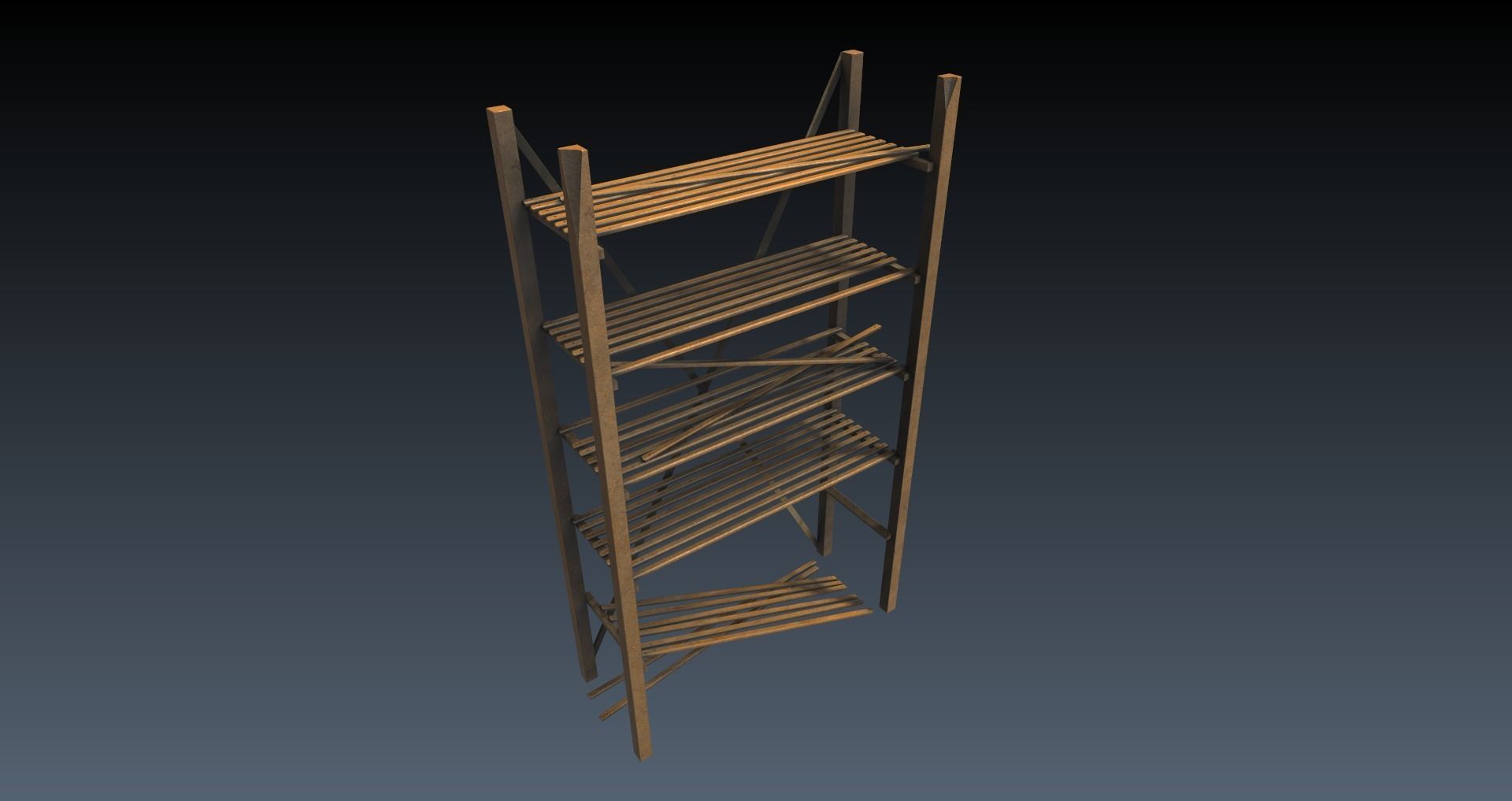 Low-Poly Horror Attic Pack Low-poly 3D model_50