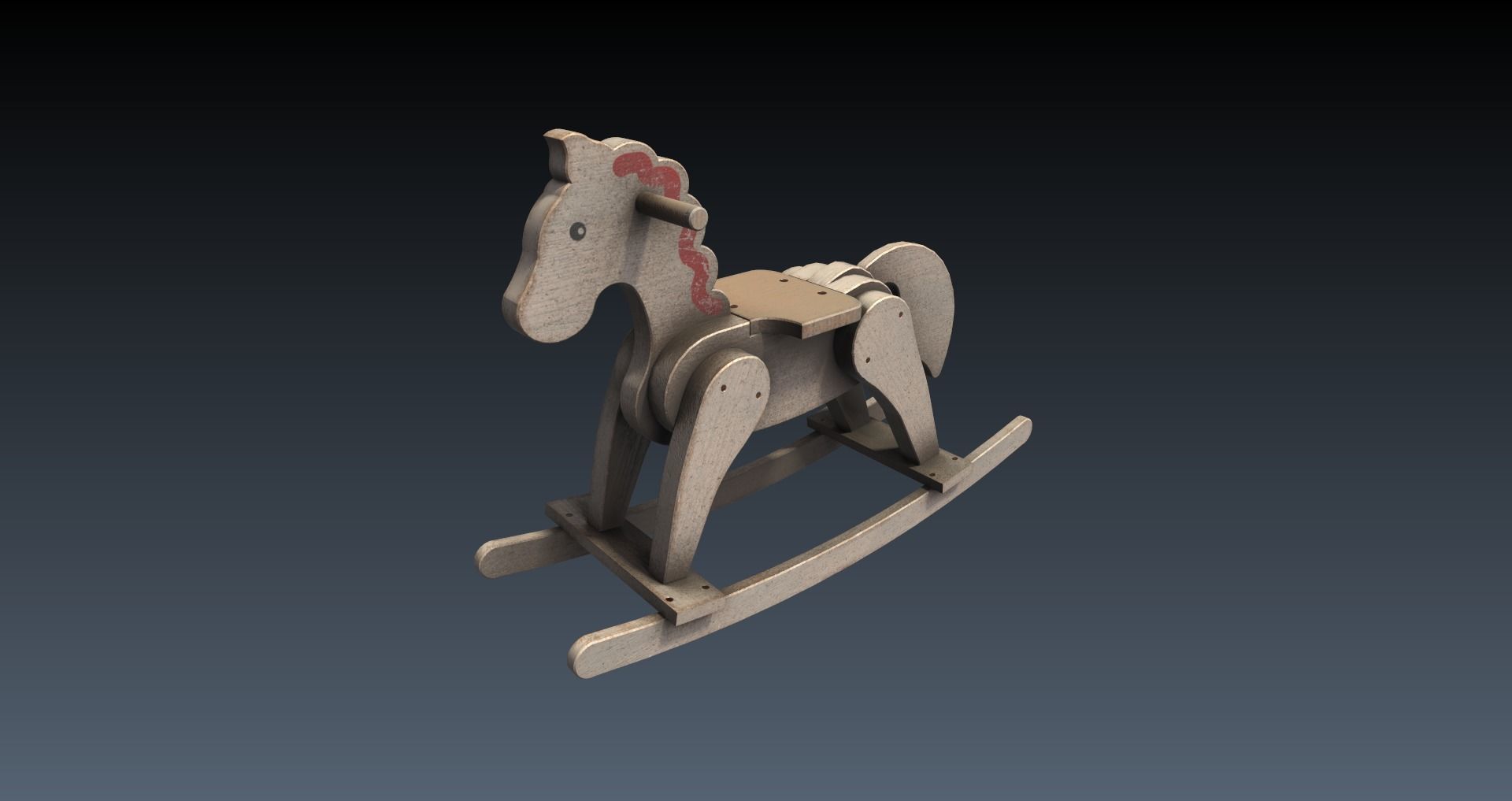 Low-Poly Horror Attic Pack Low-poly 3D model_48