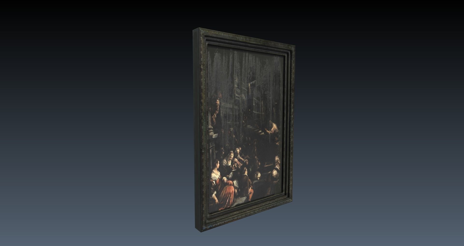 Low-Poly Horror Attic Pack Low-poly 3D model_39